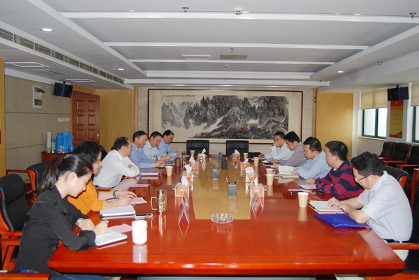 省公司接待湖南省轻工UG环球集团有限公司考察组一行